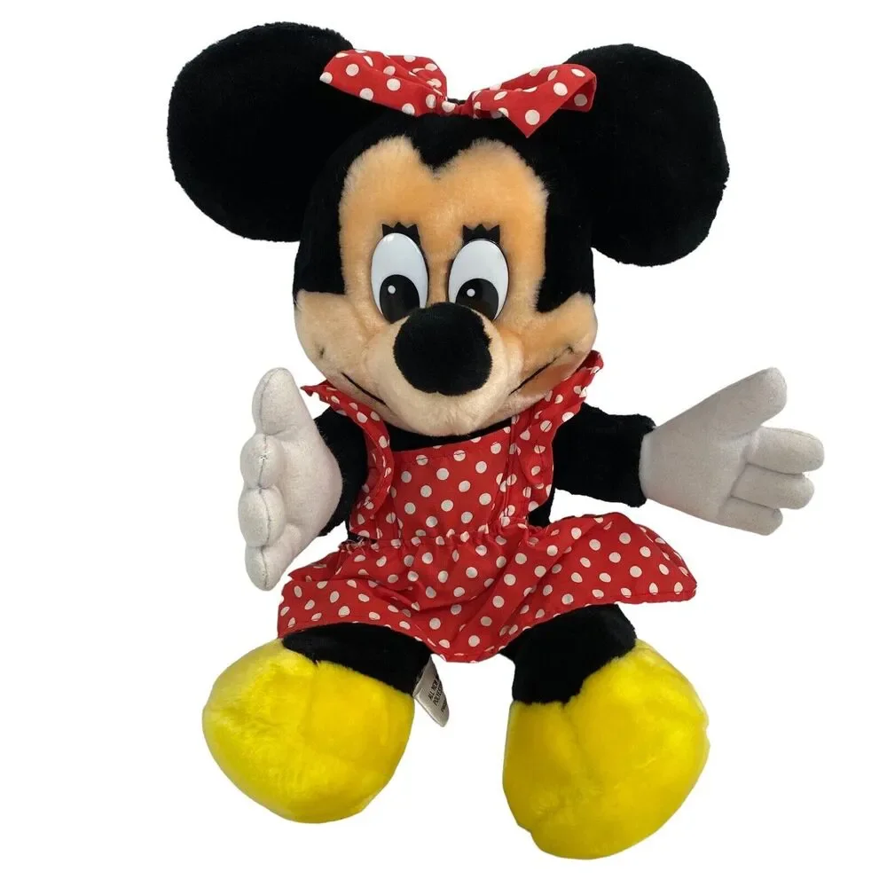 VINTAGE DIsneyland Disney World Minnie Mouse Plush Medium 1970/1980